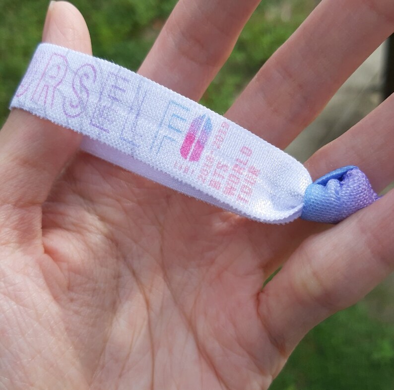 Love Yourself Memorabilia Concert Wristband Ticket x Hair-tie image 2