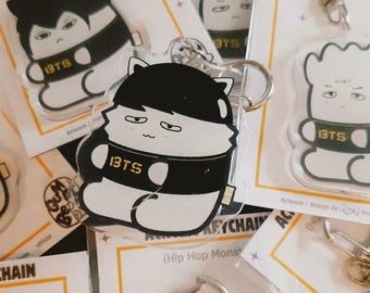 BTS Hip Hop Monster Gummi Bean Acrylic Keychain (bangtan