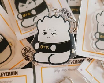 BTS Hip Hop Monster Gummi Bean Acrylic Keychain (bangtan