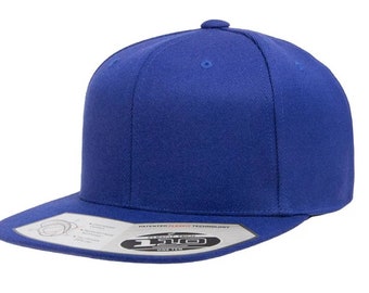 Royal Blue Custom Snapback Hat | 110F royal blue custom hat.