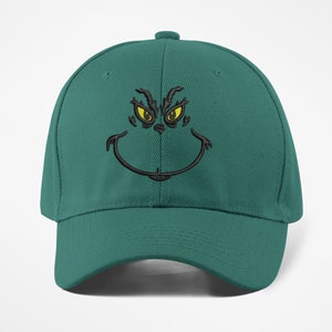 The &quot;Grinch&quot; Dad Hat | Grinch Cap | Grinch Hat | Embroidered Hat Santa&#39;s Favorite Hat | Funny Christmas Hat