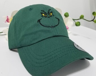 grinch Dad Hat Grinch Cap Grinch Hat 