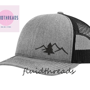 Fjällhatt | Vandringsutrustning | Äventyrshatt | Richardson 112 Broderad hatt | Truckerkeps | Snapback-truckerkeps | Vandringskeps | Basebollkeps bild 1