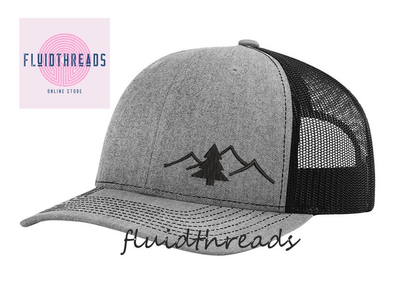 Fjällhatt | Vandringsutrustning | Äventyrshatt | Richardson 112 Broderad hatt | Truckerkeps | Snapback-truckerkeps | Vandringskeps | Basebollkeps bild 1