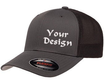 Chapeaux Flexfit Trucker | Chapeau ajusté avec | de broderie personnalisée Casquettes de camionneur | Chapeaux de camionneur pour hommes | Chapeau personnalisé pour femmes | Flexfit 6511 Camionneur