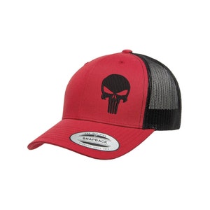 Punisher Hat | Dare Devil | Navy Seal Hat | Punisher Cap | Embroidered Dad Hat | Custom Dad Hat | Military Skull Hat | Combat Control