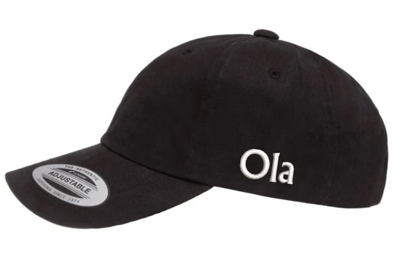 Upside Down Dad Hat (BLACK) | Upside Down Dad Hat | Upside Down Hat With Custom Name
