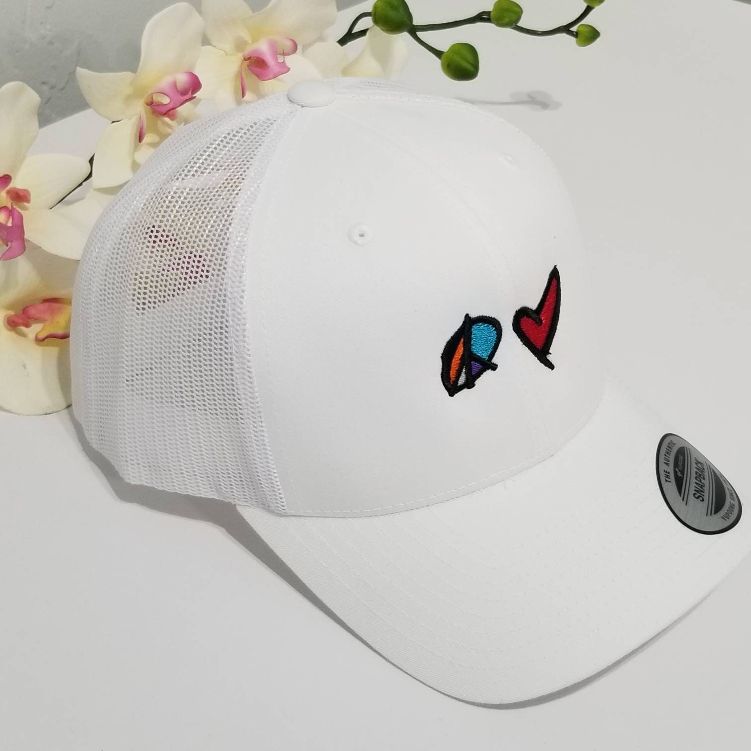 Peace and Love Hat, Vintage 90s Nike Peace Love Hat, Vintage  display picture 3