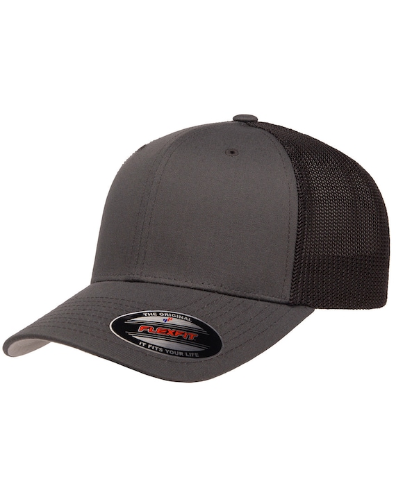 Flexfit Trucker Hats | Fitted Hat with Custom Embroidery | Trucker Caps | Trucker Hats for Men | Custom Hat Women | Flexfit 6511 Trucker