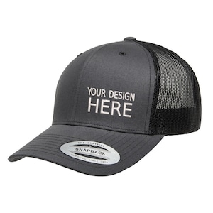 Sombreros de camionero - Sombrero Snapback con bordado personalizado - Gorras de camionero - sombreros de camionero para hombres - Sombrero personalizado para mujeres - Gorras de camionero unisex