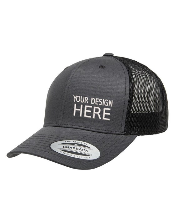 Trucker Hats - Snapback Hat with Custom Embroidery - Trucker Caps - Trucker Hats for Men - Custom Hat Women - unisex Trucker Caps