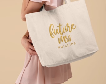 Bolso de mano de la boda / regalos de la fiesta de la boda / bolsa de la tote de la novia / aniversario de la boda / bolso de la mano de la novia personalizada / regalos de la boda personalizada