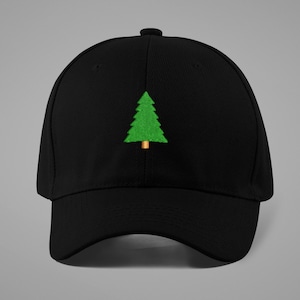 Pine Tree Hat | EVERGREEN PINE TREE Hat | Wildlife Cap | Forest Tree Cap | Christmas Gifts | Pine Tree Unisex