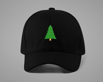 Tallhatt | EVERGREEN PINE TREED-hatt | Wildlife-keps | Forest Tree-keps | Julklappar | Tall Unisex