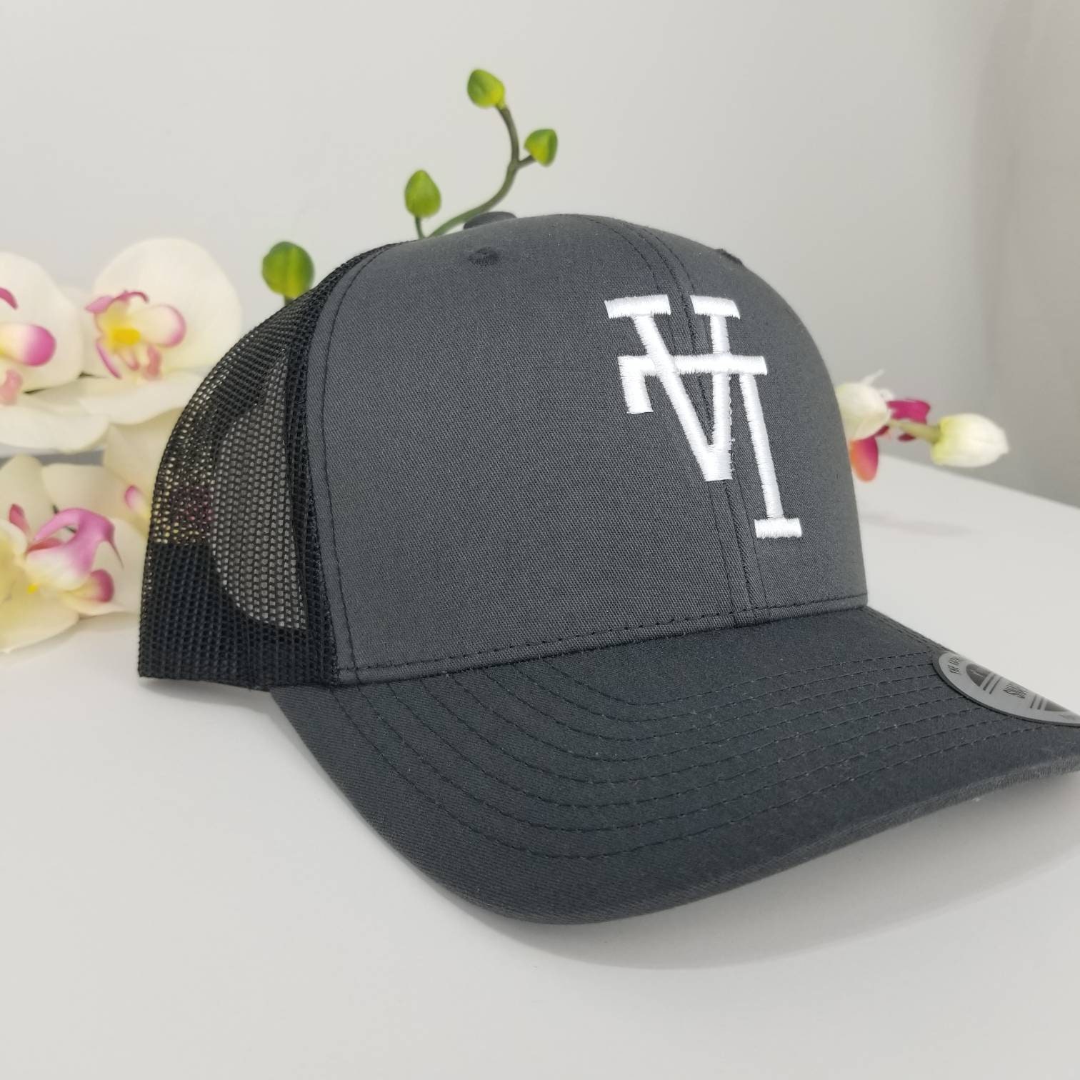 Los Angeles Dodgers Upside Down LA Snapback Trucker Hat Etsy