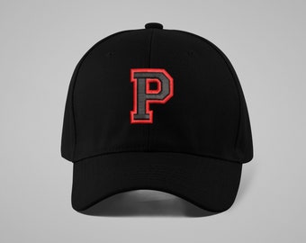Youth Baseball Hat, Kids Initial Monogram Baseball Cap, Personalized 3D Initial Hat, Custom Hat and Embroidery, Your Initials, Your logo