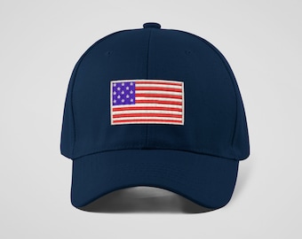 US Flag Hat American Flag Dad Hat USA Cap Made in America!, Christmas Gifts