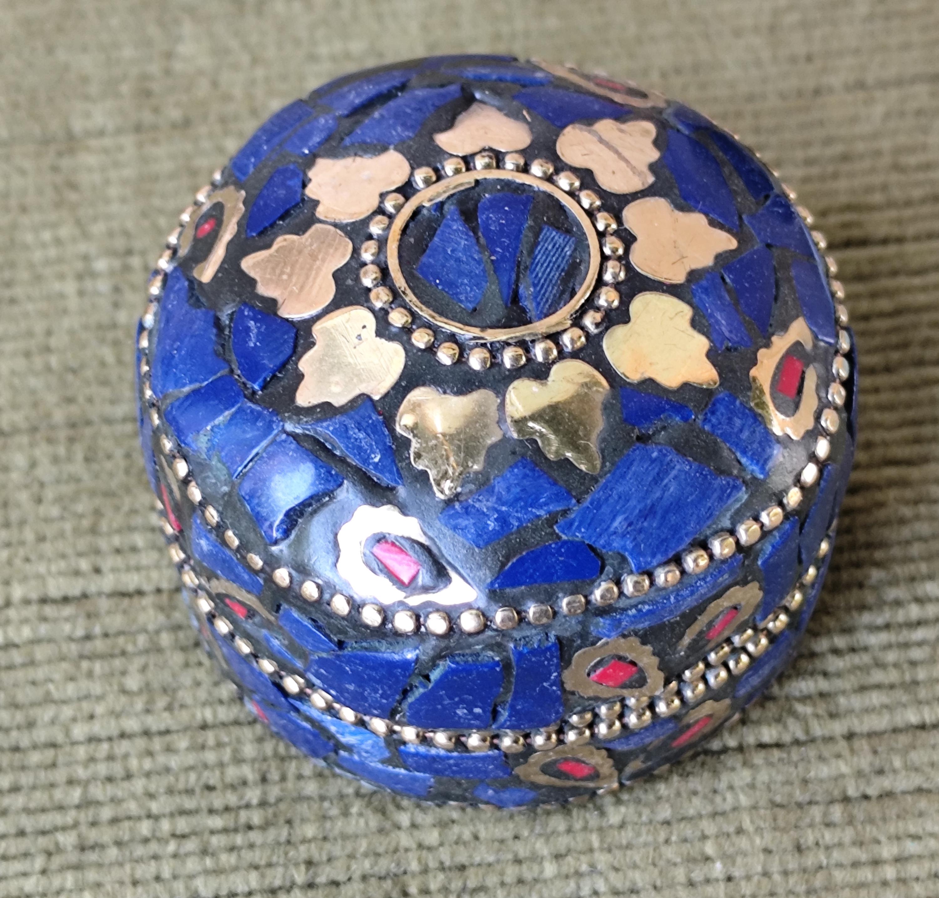 Boîte à bijoux marocain hexagonal,coffret à bijoux fa