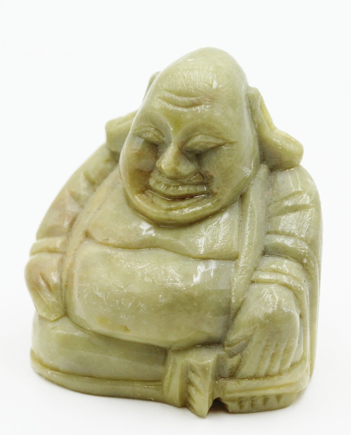 Ancienne Statue Bouddha Jaspe