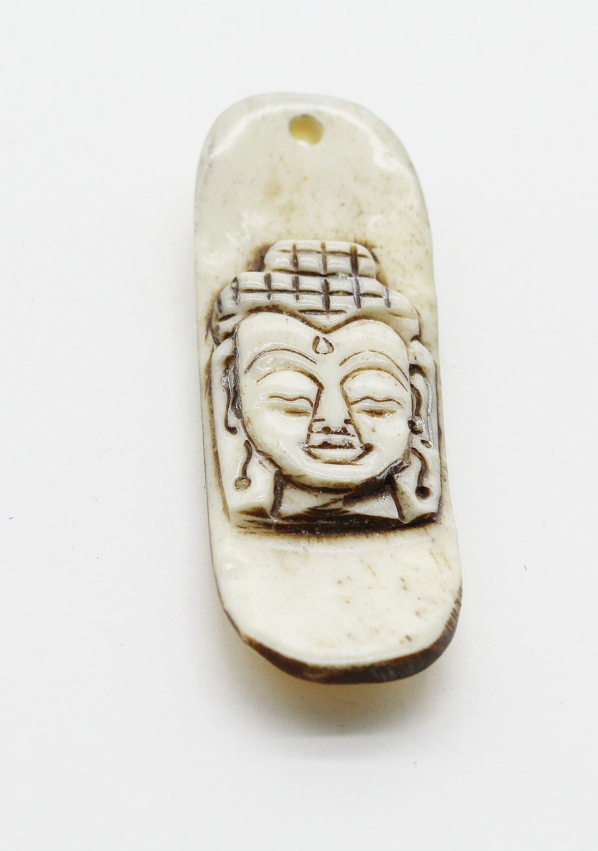 Pendentif Bouddha Os Du Tibet