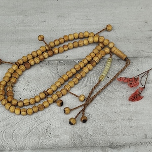 Wooden and pearl rosary