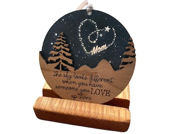 Stand for Personalized Memorial Christmas Ornament, Remembrance Ornament Stand, Keepsake Ornament Stand, Ornament Stand