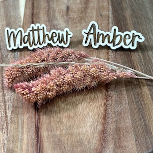 Wood Name Pin | Name Pins for Bags | Name Pins for Events | Personalized Name Pins | Name Pins | Back to School Name Pin | Backpack Name Pin