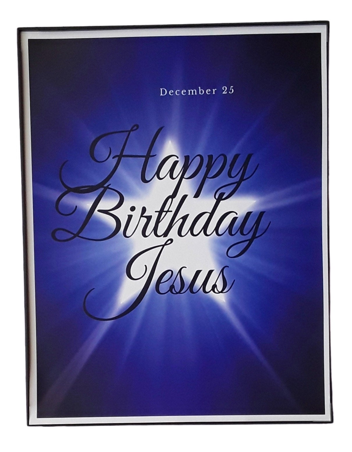 Happy Birthday Jesus Printable Jesus Birthday Instant Print - Etsy