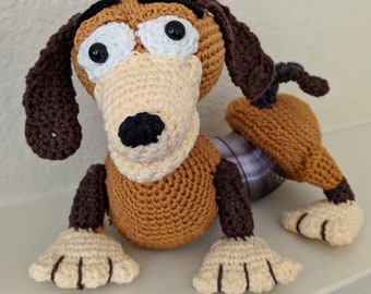 Slinky Dog Crochet Pattern: Toy Story Amigurumi (PDF)