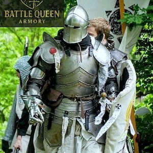 Medieval Barbuta Armor/Full Body Barbuta Armor/Masterpiece of Medieval Protection/Barbuta Knight Full Plate Armor for Cosplay & LARP Costume