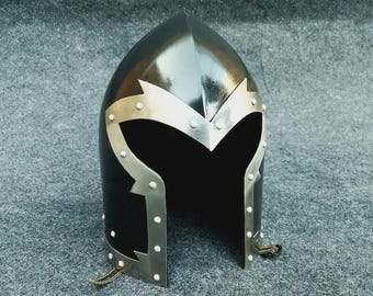 Medieval Magneto Helmet - X-Men Sebastian Shaw Halloween Costume Prop Helmet
