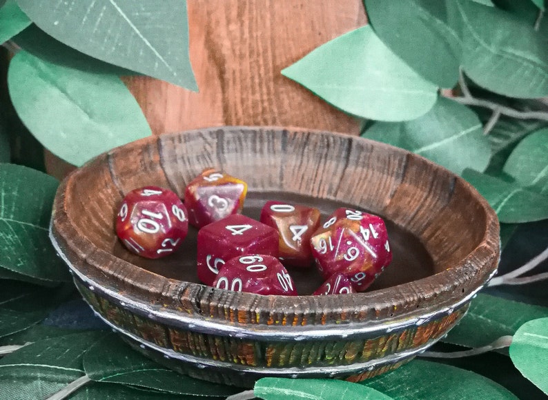 Barrel/Mug DnD Dice Bowl Etsy