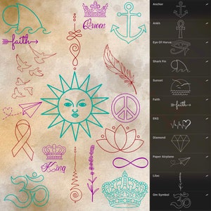 Keep it Basic 55 Procreate Tattoo Design Brushes