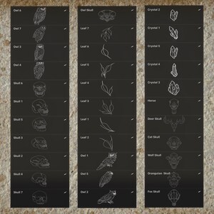 Neo Traditional Set 1, 60 Procreate Tattoo Brushes - Etsy