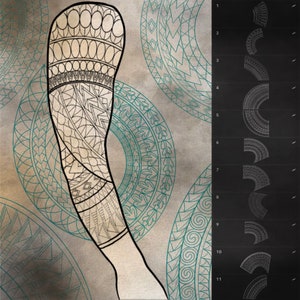 Polynesian Inspired Procreate Tattoo Brushes