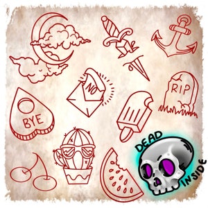50 Banger Tattoo Designs for Procreate