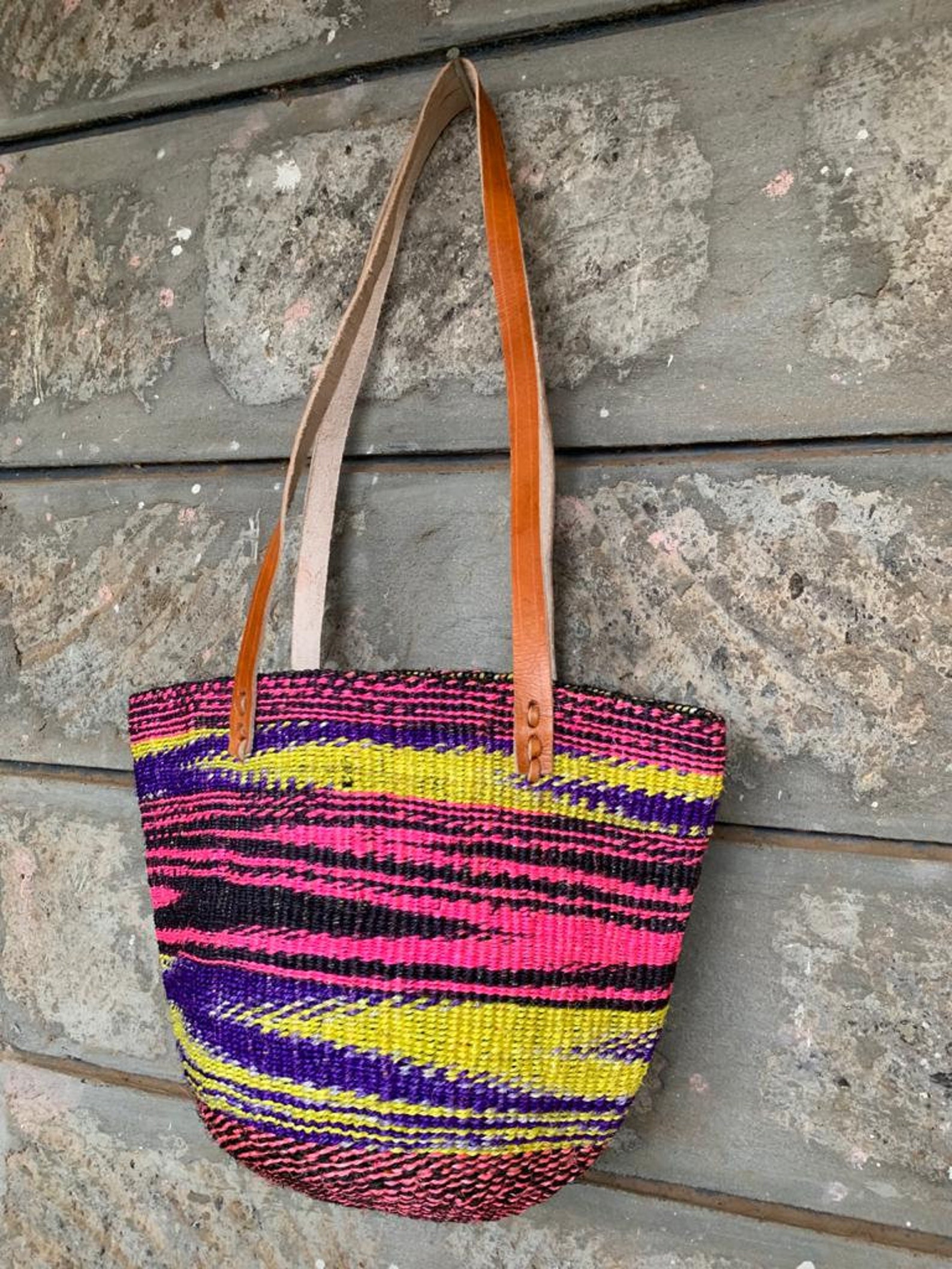 Kiondo Kenyan handbagSisal handbag | Etsy