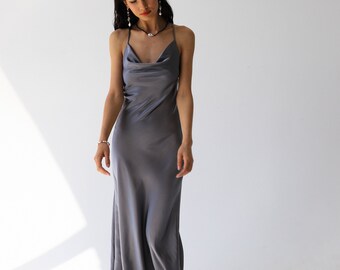 yellow halter prom dress