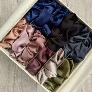 Silk Satin Natural Silk 100% Mulberry Scrunchy MANY COLORS - Etsy