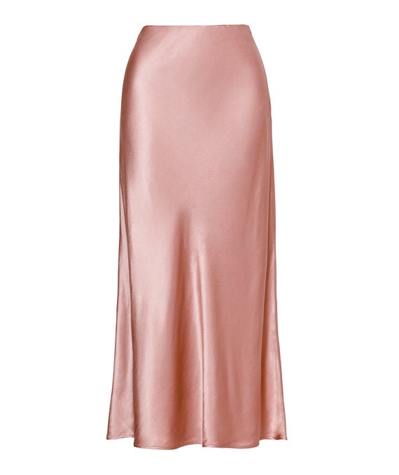 Blush silk skirt Clearance