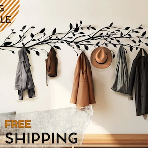 Extra Large Tree Branch Coat Rack Wall Mount Modern Entryway Organizer Decor Hooks Bag Holder Hat Rack Wall Hooks Unique Hat Hanger Etsy