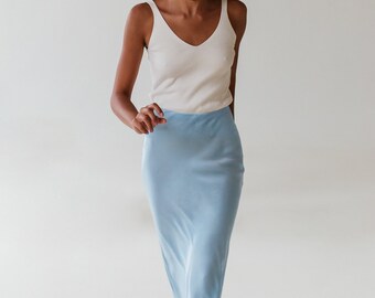 スカート SEMI COUTURE Women Skirts Y5SK19K92 Blue Semi-Couture Semicouture Skirt - ShopStyle