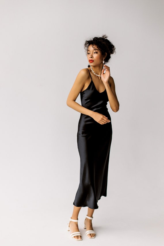 Slip Dress - Black