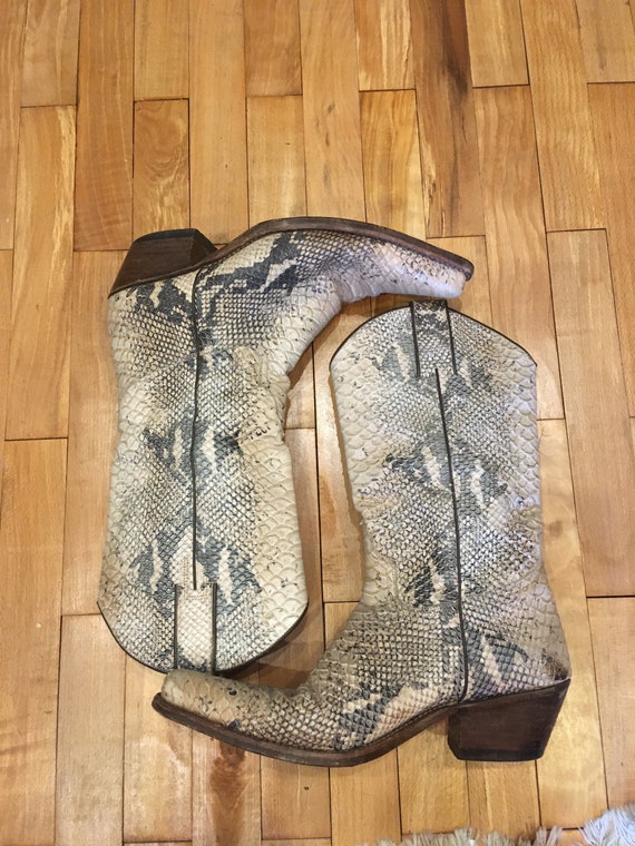 snakeskin boots uk