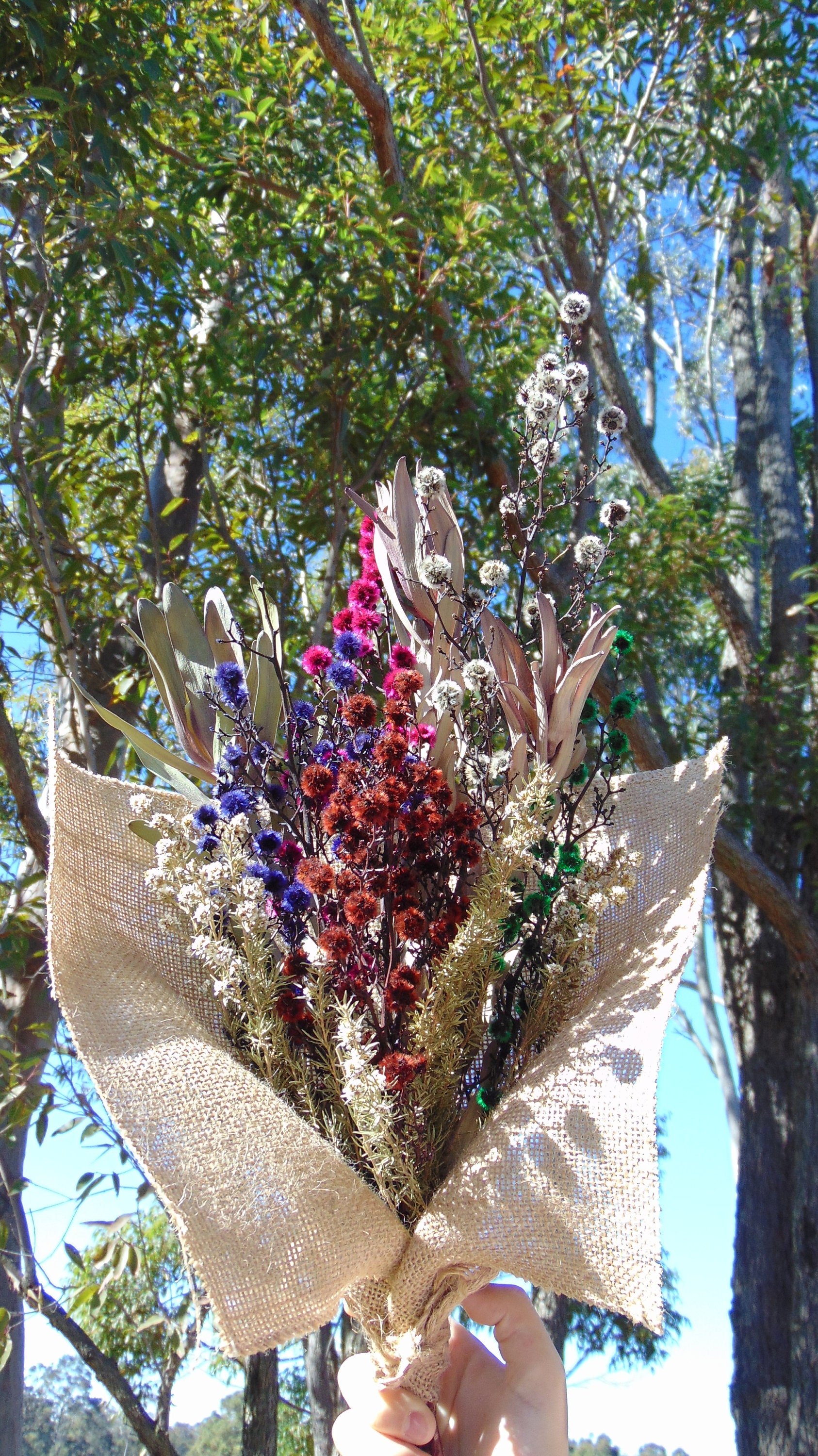 Dried Australian Native Flower bouquet. Dried Australian Wild Etsy