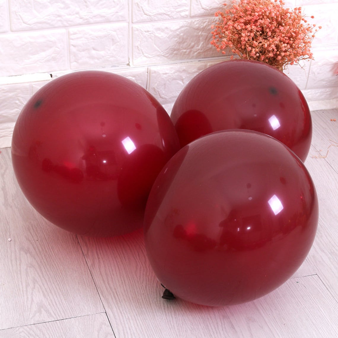 90pcs Wine Red Balloon Arch Gold Balloon Set Wine Latex Peal Etsy