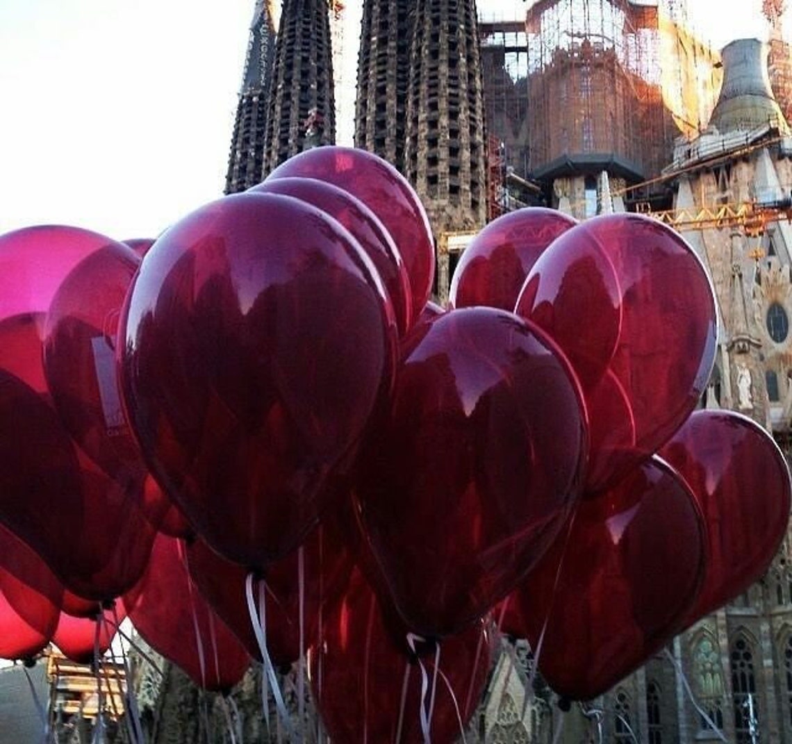 90pcs Wine red balloon arch gold balloon set Wine Latex Peal Etsy