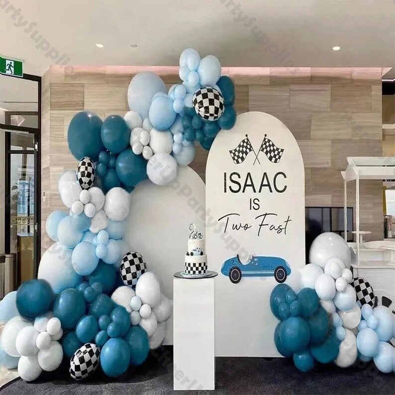 DIY Race Car Balloon Garland Kit Vintage Race Car Balloon Etsy