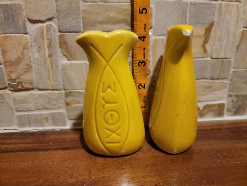 Vintage Fish Salt and Pepper Shakers Etsy