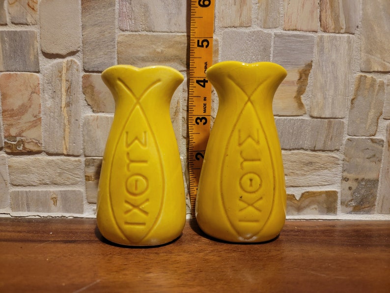 Vintage Fish Salt and Pepper Shakers Etsy